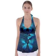 Animal Butterfly Insect Babydoll Tankini Top by Vaneshart