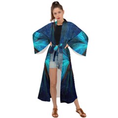 Animal Butterfly Insect Maxi Kimono by Vaneshart