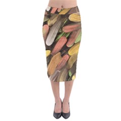 Texture Background Art Structure Midi Pencil Skirt by Vaneshart