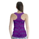 Metal Flower In Fauna Pop Art Racer Back Sports Top View2