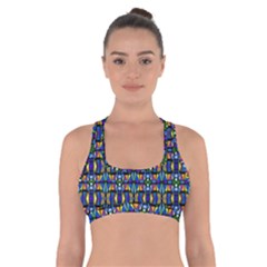 Abstract-s-1 Cross Back Sports Bra by ArtworkByPatrick