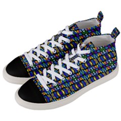 Abstract-s-1 Men s Mid-top Canvas Sneakers by ArtworkByPatrick