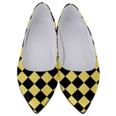 Block Fiesta - Blonde Yellow & Black Women s Low Heels by FashionBoulevard