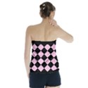 Block Fiesta - Blush Pink & Black Strapless Top View2