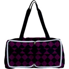 Block Fiesta - Boysenberry Purple & Black Multi Function Bag