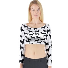 Dachshunds! Long Sleeve Crop Top