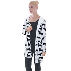 Dachshunds! Longline Hooded Cardigan by ZeeBee