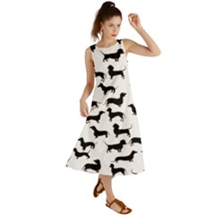 Dachshunds! Summer Maxi Dress by ZeeBee