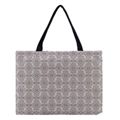 Timeless - Black & Abalone Grey Medium Tote Bag by FashionBoulevard