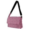 Timeless - Black & Flamingo Pink Full Print Messenger Bag (M) View1
