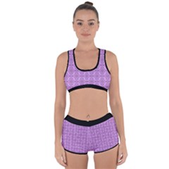 Timeless - Black & Lavender Purple Racerback Boyleg Bikini Set by FashionBoulevard