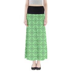 Timeless - Black & Mint Green Full Length Maxi Skirt by FashionBoulevard