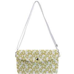 Cute Flowers - Ceylon Yellow Removable Strap Clutch Bag by FashionBoulevard