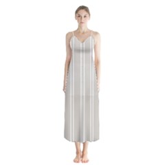 Nice Stripes - Abalone Grey Button Up Chiffon Maxi Dress by FashionBoulevard