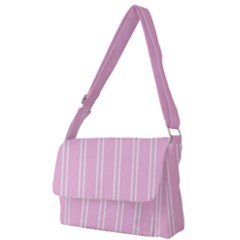 Nice Stripes - Blush Pink Full Print Messenger Bag (s) by FashionBoulevard