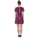 Nice Stripes - Boysenberry Purple Drop Hem Mini Chiffon Dress View2