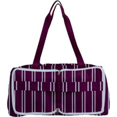 Nice Stripes - Boysenberry Purple Multi Function Bag by FashionBoulevard