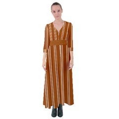 Nice Stripes - Burnt Orange Button Up Maxi Dress by FashionBoulevard