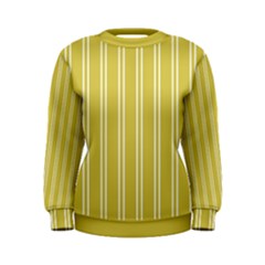 Nice Stripes - Ceylon Yellow Women s Sweatshirt by FashionBoulevard