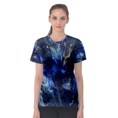 Somewhere In Space Women s Sport Mesh Tee