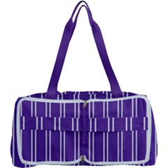 Nice Stripes - Imperial Purple Multi Function Bag by FashionBoulevard