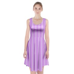 Nice Stripes - Lavender Purple Racerback Midi Dress by FashionBoulevard