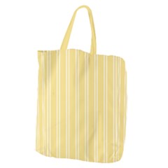 Nice Stripes - Mellow Yellow Giant Grocery Tote by FashionBoulevard