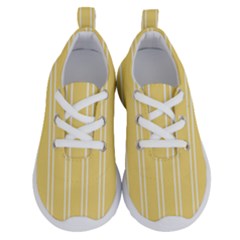 Nice Stripes - Mellow Yellow Running Shoes by FashionBoulevard