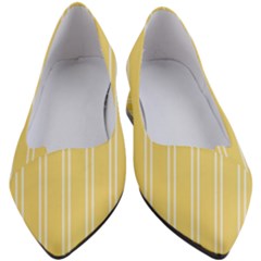 Nice Stripes - Mellow Yellow Women s Block Heels  by FashionBoulevard