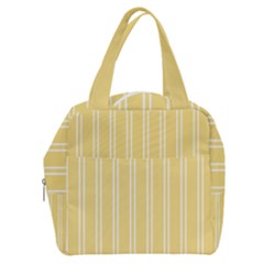 Nice Stripes - Mellow Yellow Boxy Hand Bag by FashionBoulevard