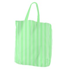 Nice Stripes - Mint Green Giant Grocery Tote