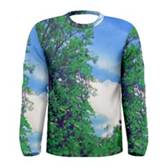 Drawing Of A Summer Day Men s Long Sleeve Tee by Fractalsandkaleidoscopes