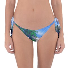 Drawing Of A Summer Day Reversible Bikini Bottom by Fractalsandkaleidoscopes