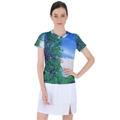 Drawing Of A Summer Day Women s Sports Top by Fractalsandkaleidoscopes