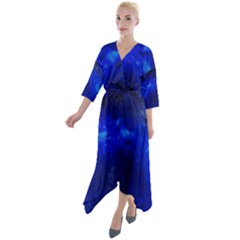 Img 20200106 165343295 Animation Quarter Sleeve Wrap Front Maxi Dress