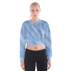 Wavy Cloudspa110232 Cropped Sweatshirt