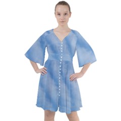 Wavy Cloudspa110232 Boho Button Up Dress