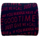 Motivational Phrase Motif Typographic Collage Pattern Back Support Cushion View1