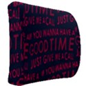 Motivational Phrase Motif Typographic Collage Pattern Back Support Cushion View2