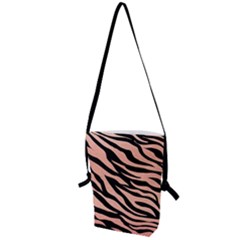 Tiger Rose Gold Folding Shoulder Bag