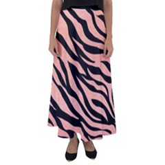 Tiger Rose Gold Flared Maxi Skirt