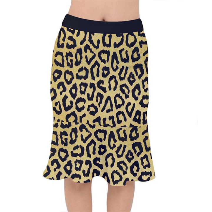 GHEPARD GOLD Short Mermaid Skirt