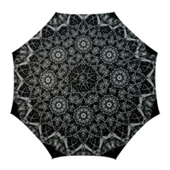 Black And White Pattern Golf Umbrellas by Sobalvarro