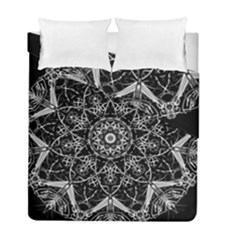 Black And White Pattern Duvet Cover Double Side (full/ Double Size) by Sobalvarro