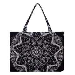 Black And White Pattern Medium Tote Bag by Sobalvarro