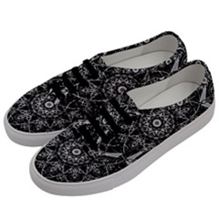 Black And White Pattern Men s Classic Low Top Sneakers by Sobalvarro