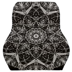 Black And White Pattern Car Seat Back Cushion  by Sobalvarro