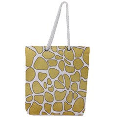 Maculato Gold Full Print Rope Handle Tote (large)