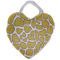 Maculato Gold Giant Heart Shaped Tote by AngelsForMe