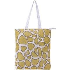 Maculato Gold Double Zip Up Tote Bag by AngelsForMe